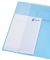 Schnellhefter FACT! 102015031, A4, hellblau, Polypropylen (PP), Vorderdeckel transluzent