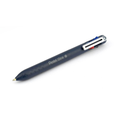 Vierfarbkugelschreiber iZee BXC470-DC, blau / schwarz / rot / gr&uuml;n, 0,5mm, nachf&uuml;llbar
