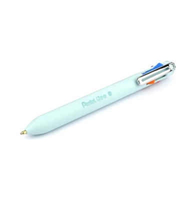 Mehrfarb-Kugelschreiber 0,5mm hellblau Schreibfarben orange, rosa, hellblau