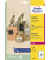 Anhänger Folie 190µ 90x50mm abgeschrägte Ecken, 10 Blatt