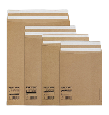 Faltentasche eCommerce 30117410 300+80x370+80mm 110g br
