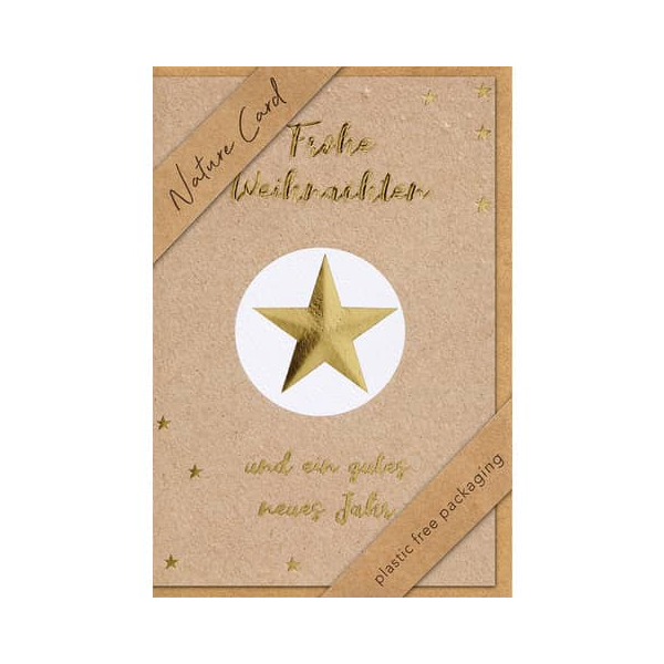 3 x BSB D.T. Weihnachtskarte - Nature Card inkl. Umschlag.