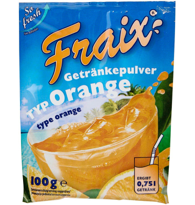 Orange Getränkepulver 25 x 100 g