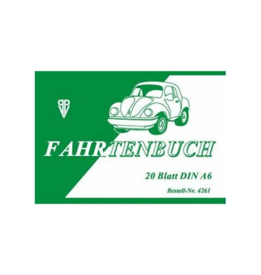 Fahrtenbuch A6 20BL PENIG 4261