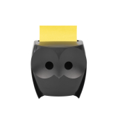 Haftnotizspender OWL-330, Super Sticky Z-Notes Eule, zitronengelb, mit Spender