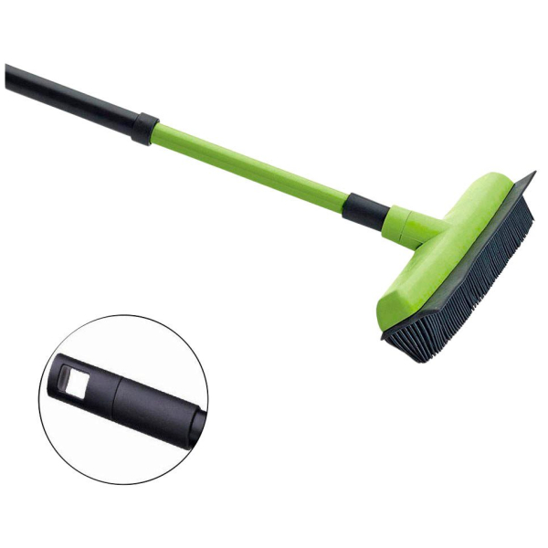 4250560507907 - Gummibesen mit Teleskopstiel grünschwarz Kunststoff 350 cm breit 4250560507907 Nölle 4250560507907 - Gummibesen mit Teleskopstiel grünschwarz Kunststoff 350 cm breit 4250560507907 Nölle