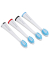 4 Genius Genius Dental Hydro Fusion MediumStandard Zahnbürstenaufsätze