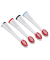 4 Genius Genius Dental Hydro Fusion IntensivStandard Zahnbürstenaufsätze