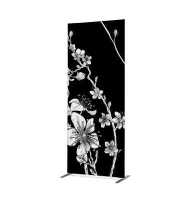 Showdown Raumteiler 100x200cm Kirschblüte sw