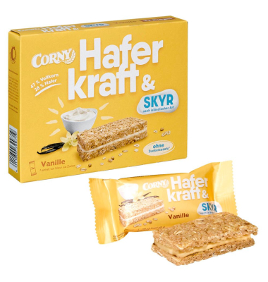 Haferkraft & SKYR Vanille Müsliriegel 3 Riegel