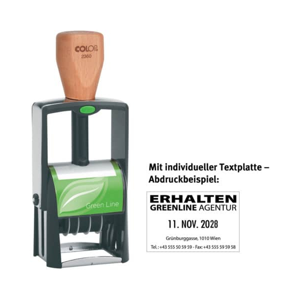 9004546464273 - COLOP 2360GLP individuell Green 9004546464273 COLOP 2360GLP 9004546464273 - COLOP 2360GLP individuell Green 9004546464273 COLOP 2360GLP