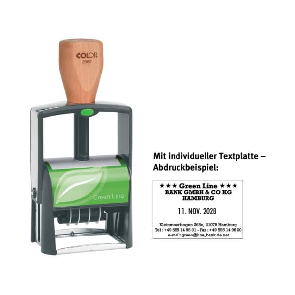 9004546464280 - Selbstfärbestempel mit Platte + Datum 9004546464280 Colop 9004546464280 - Selbstfärbestempel mit Platte + Datum 9004546464280 Colop