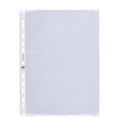 Prospekthüllen Premium 100460996 blendfrei, dokumentenecht, A3 auf A4 transluzent genarbt, oben offen, 0,09mm