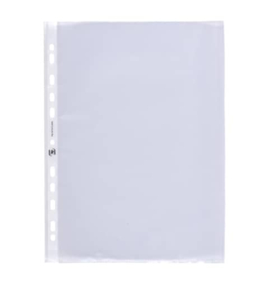 Prospekth&uuml;llen Premium 100460996, A3 auf A4 transluzent genarbt, oben offen, 0,09mm