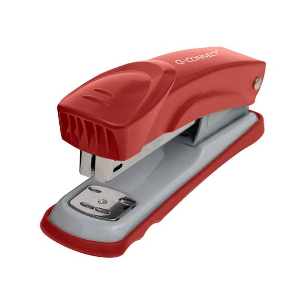 5705831142107 - Heftgerät KF14210 rot grau 20 Blatt 5705831142107 Q-connect