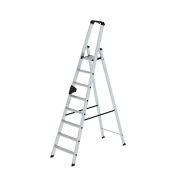 Stehleiter 40108 nivello, 1x 8 Stufen, silber, Aluminium