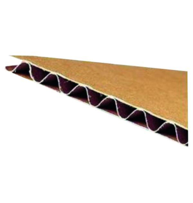 Wellpappe 3544405 Testliner braun 