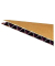 Wellpappe 3544405 Testliner braun 