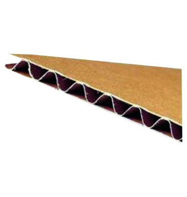Wellpappe 3544402 Testliner braun 