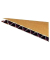 Wellpappe 3544402 Testliner braun 
