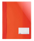 Schnellhefter 269003, A4, rot, Kunststoff, Vorderdeckel transparent