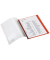 Schnellhefter 269003, A4, rot, Kunststoff, Vorderdeckel transparent