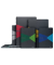 Collegeblock 4647-00-85 Office, Muster, kariert / kariert Rand beidseitig, A4, 90g, grau, 90 Blatt