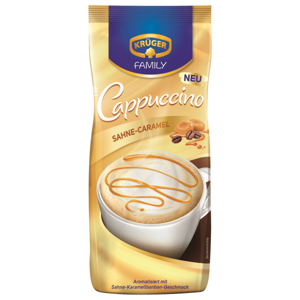 4052700023502 - Kaffee Cappuccino Sahne-Caramel 10029169 500g löslich im Beutel 4052700023502 500 Gramm