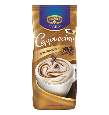 Instantkaffee Cappuccino Schoko-Mokka 10029171, 500g, l&ouml;slich im Beutel