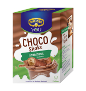 Trinkschokolade Choco Shake 10026643, nicht vegan, 8x 18g, in Portionsbeuteln
