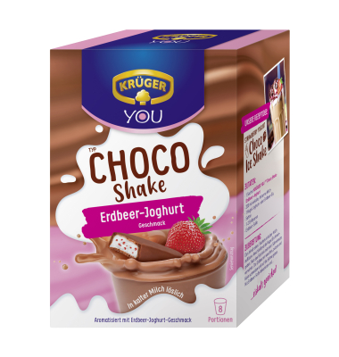 Trinkschokolade Choco Shake 10026645, nicht vegan, 8x 18g, in Portionsbeuteln
