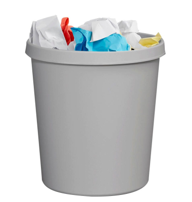 Papierkorb H61058, 18 Liter lichtgrau