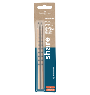Bleistift made by Faber-Castell, 4-0028-2-1021, Härte HB, natur