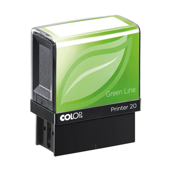 9004362487906 - Green Line P20 Stempel ohne Logo mit individueller Textplatte 4-zeilig