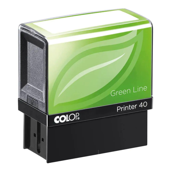 9004362487968 - Green Line P40 Stempel ohne Logo mit individueller Textplatte 6-zeilig 9004362487968 - Green Line P40 Stempel ohne Logo mit individueller Textplatte 6-zeilig