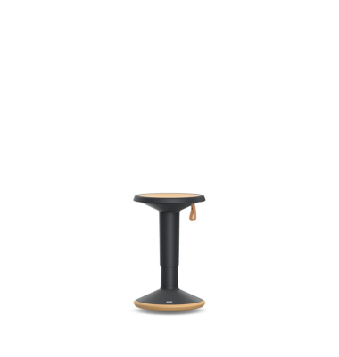 Sitzhocker 10534975 ECO UP, schwarzgrau, höhenverstellbar, bis 110kg