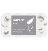 Toilettenpapier Plus 11711, 3-lagig, weiß, 250 Blatt,