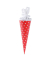 Schultüte Herzen 35cm rund 93012