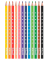 Buntstifte-Set Silverino, 700634, 12-farbig sortiert, dreikant, ergonomisch, Packung