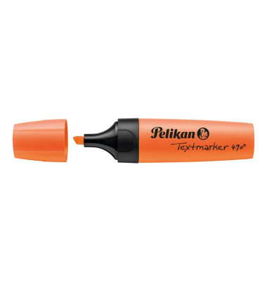Textmarker 490, 814119, leuchtorange, 1-5mm Keilspitze