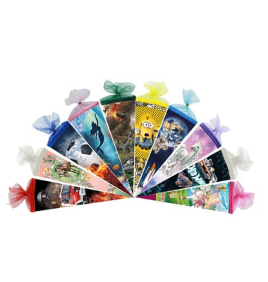 Schult&uuml;te 5706060, sortiert, 70cm, 6-eckig