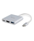 Adapter USB-C -  HDMI,USB3.0,PD 4K30Hz 0.15m ws