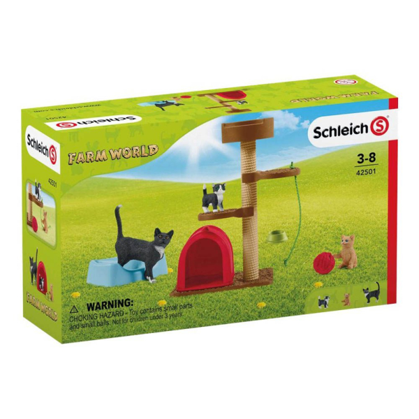 4059433027951 - Farm World 42501 Spielspaß für niedliche Katzen Spielfiguren-Set 4059433027951 Schleich