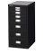 Schubladenschrank MultiDrawer&trade; 29er Serie L298833, Stahl, 8 Schubladen (Vollauszug), A4, 27,9 x 59 x 38 cm, schwarz