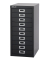 Schubladenschrank MultiDrawer&trade; 29er Serie L2910833, Stahl, 10 Schubladen (Vollauszug), A4, 27,9 x 59 x 38 cm, schwarz