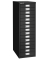 Schubladenschrank MultiDrawer™ 39er Serie L3915833, Stahl, 15 Schubladen (Vollauszug), A4, 27,9 x 86 x 38 cm, schwarz