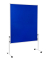 Moderationstafel Star 7-206100, 120x150cm, Filz + Filz (beidseitig), pinnbar, blau + blau