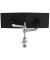 Caparo 4 D2 Twin Monitor-Halterung silber, schwarz