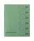 Ordnungsmappe - 83600GN, 1-6, gr&uuml;n, A4, 6 F&auml;cher