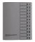 Ordnungsmappe 83800GR, 1-12, grau, A4, 12 F&auml;cher